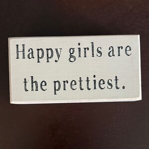 Inspirational Quote Block Decor